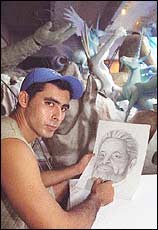 Roosi, artista do Caprichoso