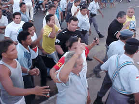José Walmir, Presidente eleito do Garantido, marcha com o povo