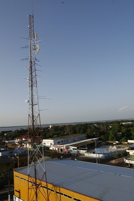 Antena WiMax instalada em Parintins