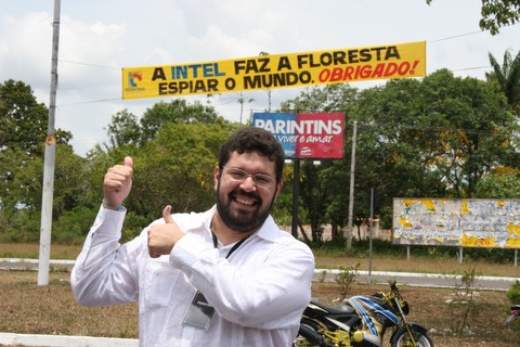 Ricardo Carreón, da Intel, é autor do blog citado nesta notícia e gentilmente cedeu estas fotos para Parintins.com